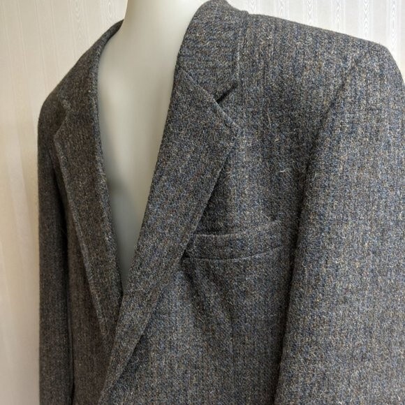 Tailored Classics by Levi Strauss Blazer Men 42R 100% Wool Two-Button Panel USA - Picture 5 of 14